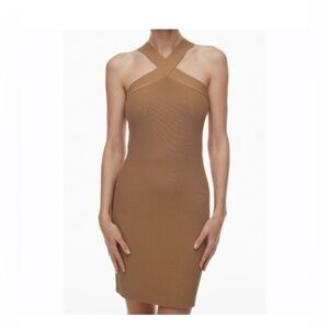 Aritzia Babaton Strapless Sculpt Knit Mini Dress-NWT SIZE MEDIUM